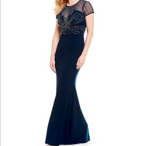 Formal dress navy blue
